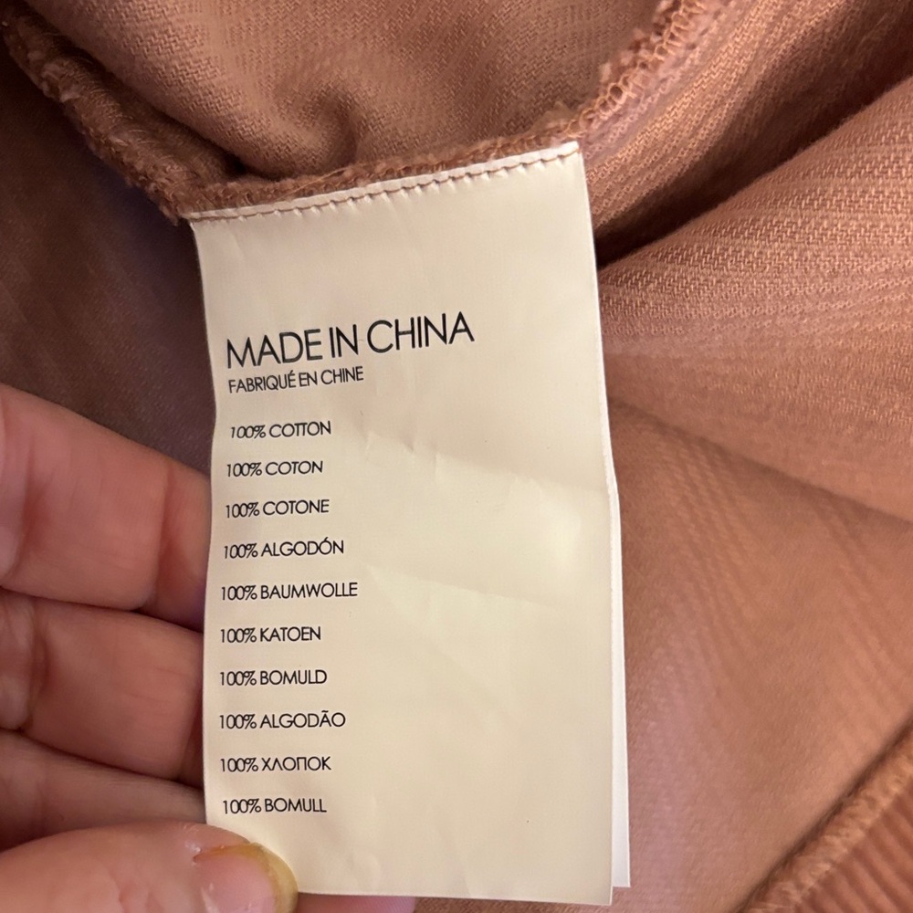 Club Monaco Light Rose Corduroy Wrap Mini Skirt with pockets - Picture 5 of 8